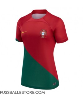 Günstige Portugal Heimtrikot Damen WM 2022 Kurzarm